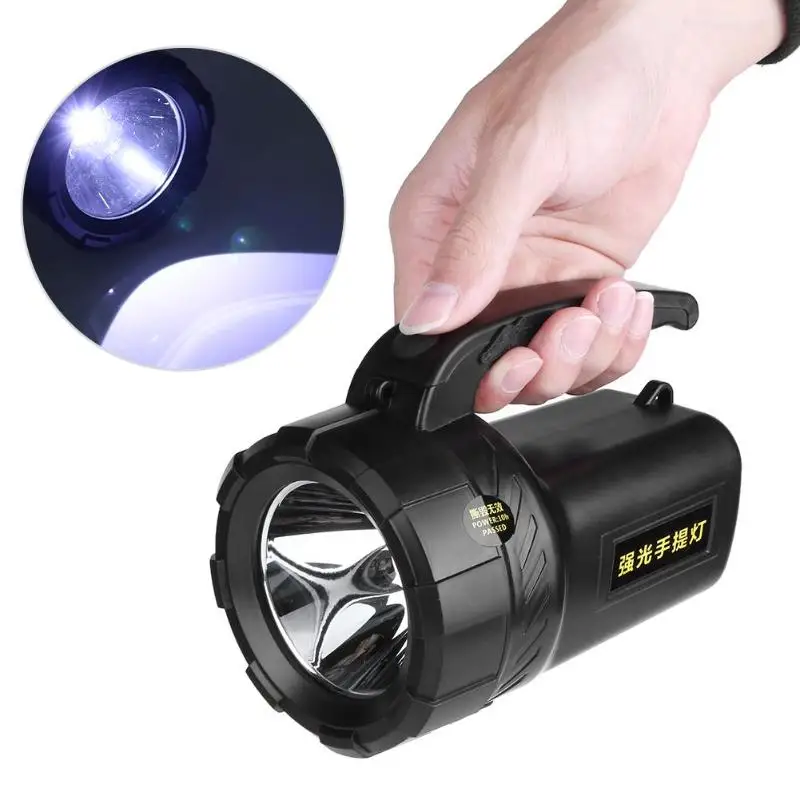 

Rechargeable Flashlight Led Spotlight Convenient Searching Lamp Super Bright 500 Meters Torch for Outdoor Emergency Lamp