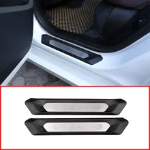 Per BMW X3 G01 2018 2019 Auto Posteriore Fila Davanzale Del Portello Proteggere Piastra Piastra di Copertura Trim Per BMW X4 G02 2018 2019 Accessori Per Auto 2 pz