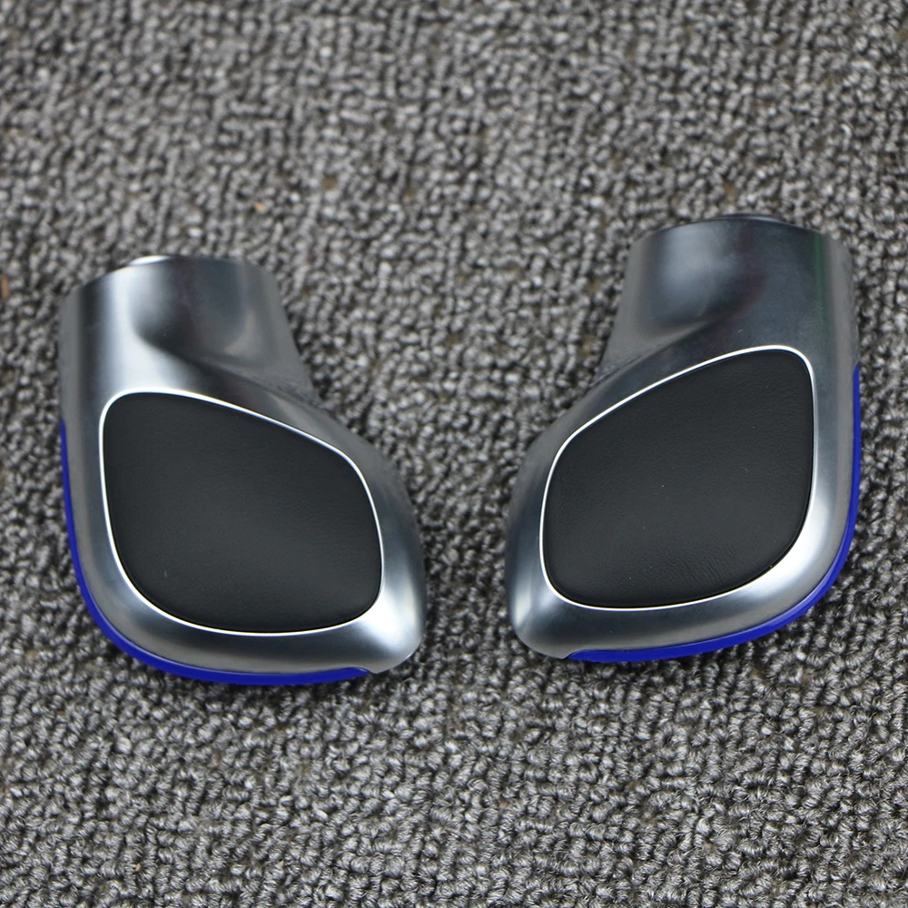 

Blue Modification Chrome Matte Gear Shift Knob DSG Cover Cap For VW Golf MK6 MK7 R GTI Passat B7 B8 CC R20 Jetta MK6