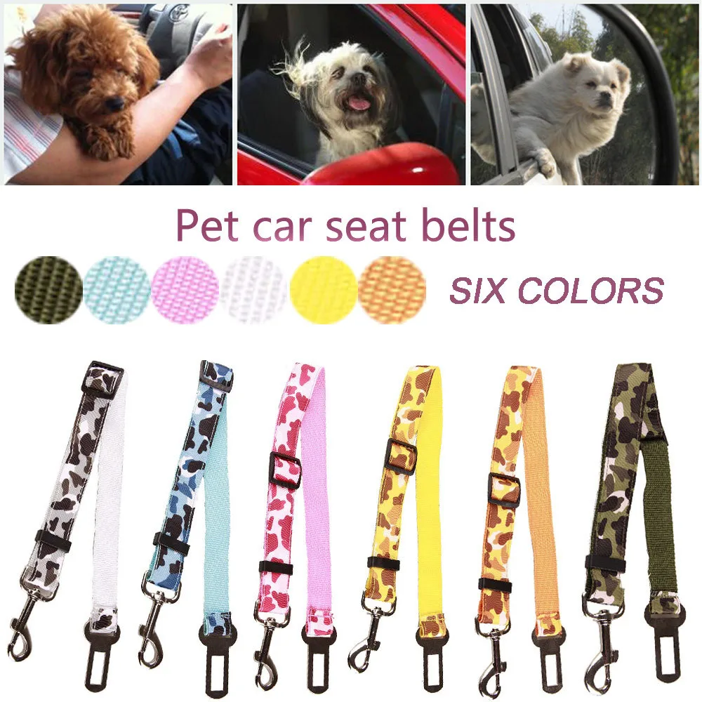 

Car accessories Seat Belts & Padding Adjustable Pet Cat Dog Vehicle Car Seat Belt Seatbelt Lead Clip Safety BB# dropship