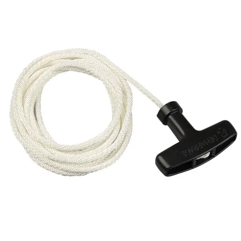 For Most Lawnmower Starter Pull Handle +3M x 4MM Cord Line Rope Mower