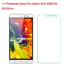 5 шт. для Digma VOX S505 3G закаленное Стекло 9 H 2.5D новые модные Экран протектор для Digma VOX S505 3G мобильного телефона Плёнки