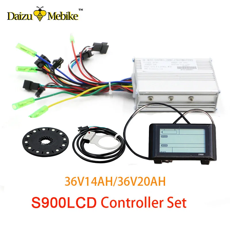 Excellent 36V 250W 350W 500W Controller S900LCD display Meter PAS Set E bike Conversion kit Dual Mode Hall Sensor and Hall Sensorless 0