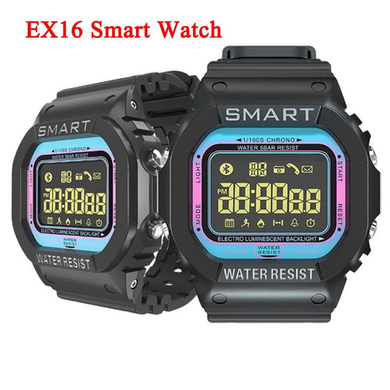 Спортивные Смарт-часы EX16T, уличные с камерой, дистанционное управление, анти-потеря, напоминание, умные часы, шагомер, водонепроницаемые мужские наручные часы
