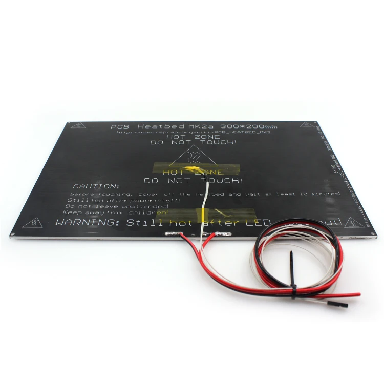 

300x200mm MK2a aluminum heated bed+NTC3950 thermistor heating bed dual voltage NTC temperature sensor