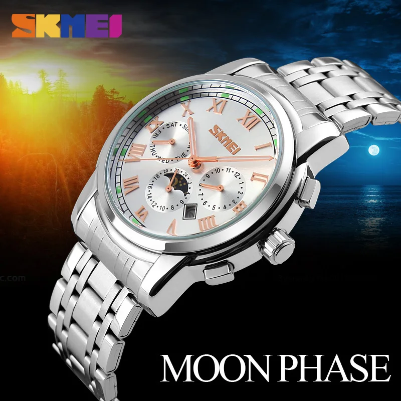 

Hot Sale New Mens Watches Casual Quartz Watches Men Stainles Steel Top Brand Luxury Waterproof Relogio 9121