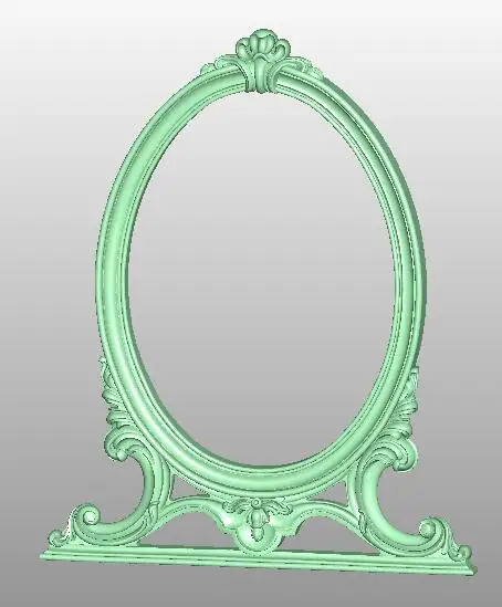 

mirror frame 3D STL artcam model 779