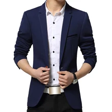 Блейзер Мужской Повседневный хлопковый костюм Homme пиджак мужской блейзер masculino Jaqueta Masculina свадебное платье плюс размер 5XL костюм