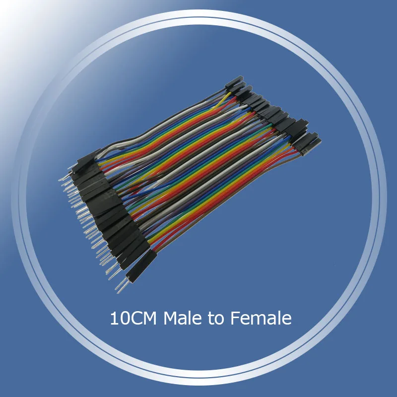 2.0 mm Femelle vers 2.54 mm femelle 2P-1P 40 Broches Fil Connecteur Câble 20 cm pour Arduino