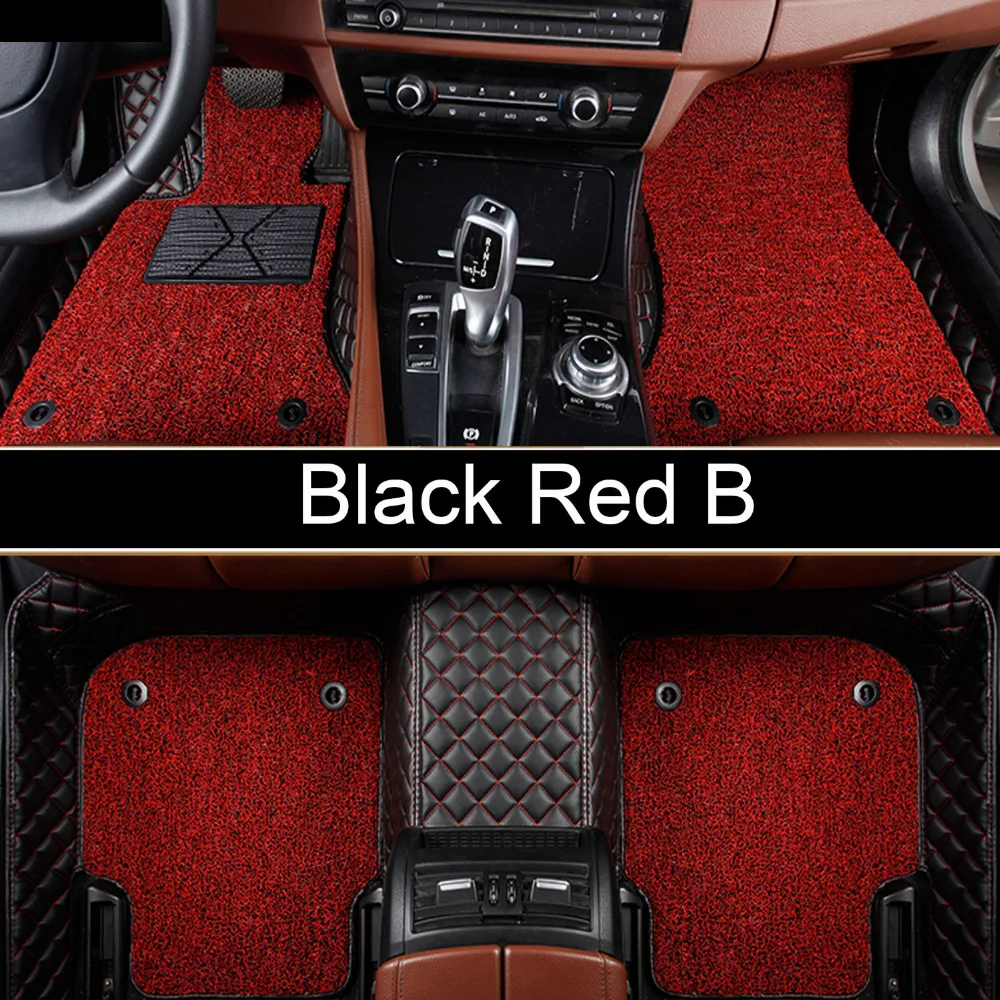 

Car floor mats made for Hyundai Santa Fe 5D perfect fit anti skid case heavy duty car-styling carpet rugs liners (2007-)