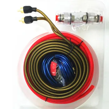 

CCA 8GA Car Power with Fuse Holder Installation Audio Wire Cable Kit Speaker Car Power Subwoofer with Fuse Holder Amplifier