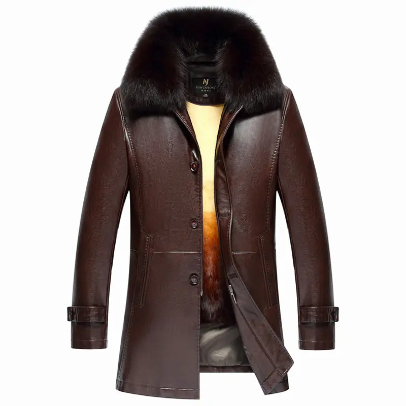 Купить Зимнее Кожаное Пальто Мужское