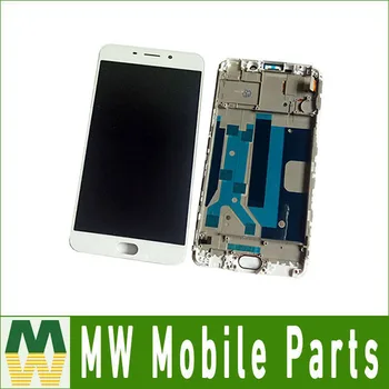 

6.0" 1PC/Lot For OPPO R9 Plus With Frame LCD Display Touch Screen Sensor Glass Digitizer Assembly White Color
