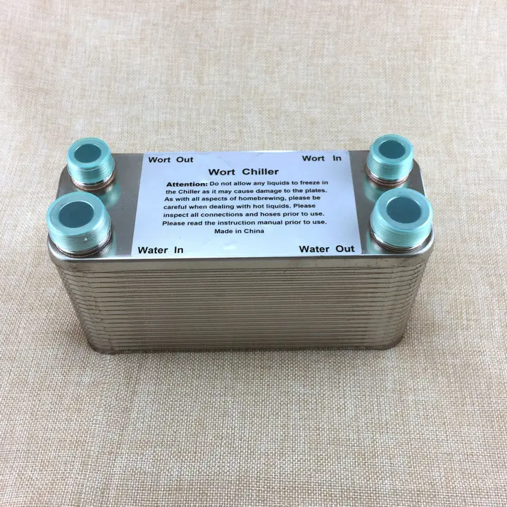 40 plates Stainless Plate Wort Chiller exchanger 40 plates Brewing