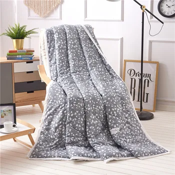

Super Soft Printed Color Floral Blanket Single Double Size Air Conditioning Quilt