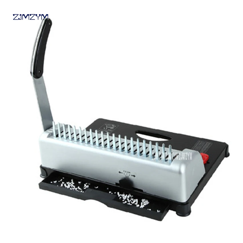 B2988 A4 ورقة ماكينة تجليد الناخس الموثق 21 ثقوب ماكينة تجليد 12 ملاءات اللكم 450 ملاءات ملزم مكتب المنزل أدوات