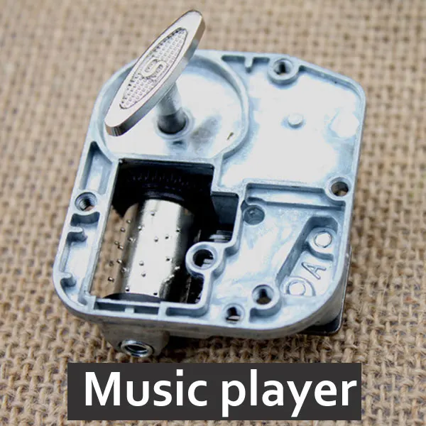 

IIE CREATE Doll House Accessories Clockwork Music Player Box Diy Dollhouse Miniature Furniture Toy Birthday Gift for Children