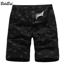 BOLUBAO мужские повседневные шорты летние модные дышащие мужские шорты с принтом хлопковые мужские пляжные шорты
