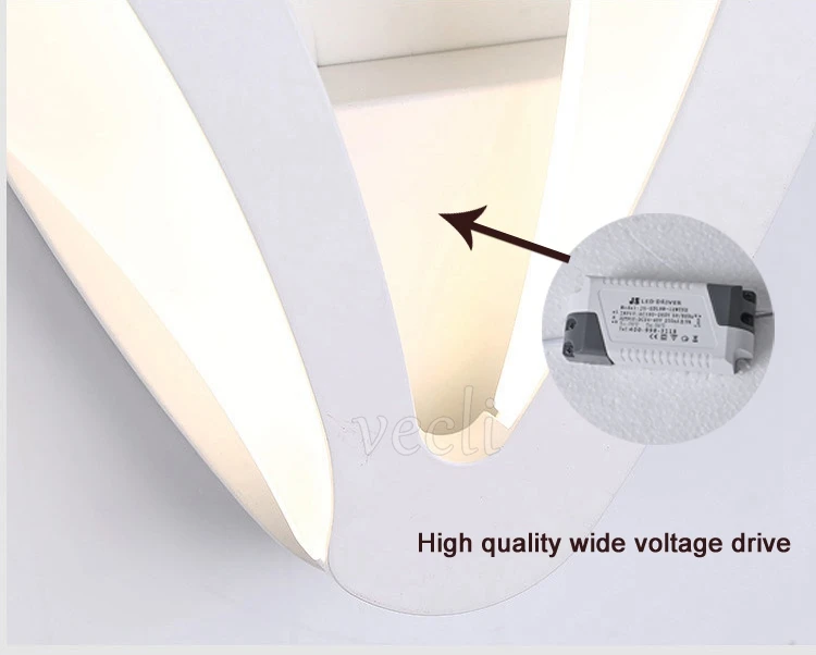 Современный светодиодный настенный светильник для ванной комнаты спальни 10 Вт Настенный Бра белый внутренний светильник AC90-265V светодиодный настенный светильник для помещений светильник в бюстгальтере