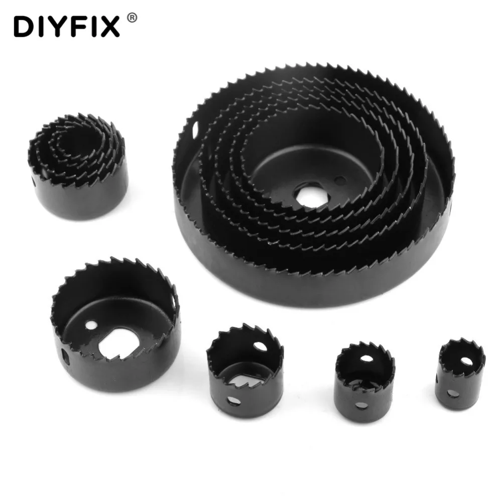Набор корончатых пил DIYFIX 13 шт. сверлильный инструмент резак для дерева и металла