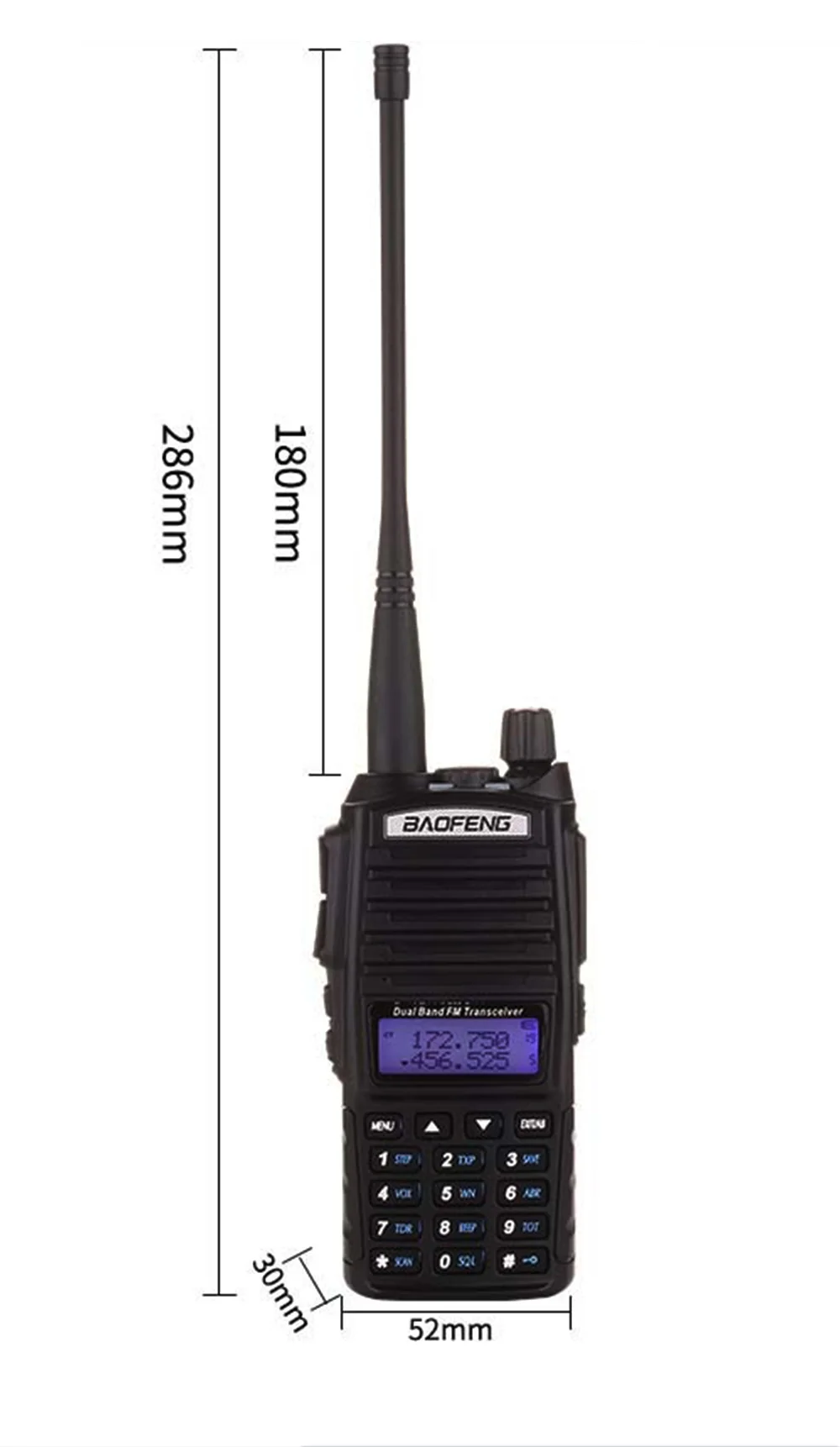 Baofeng UV-82 двухканальные рации 10 км двухстороннее радио Dual Band FM трансивер