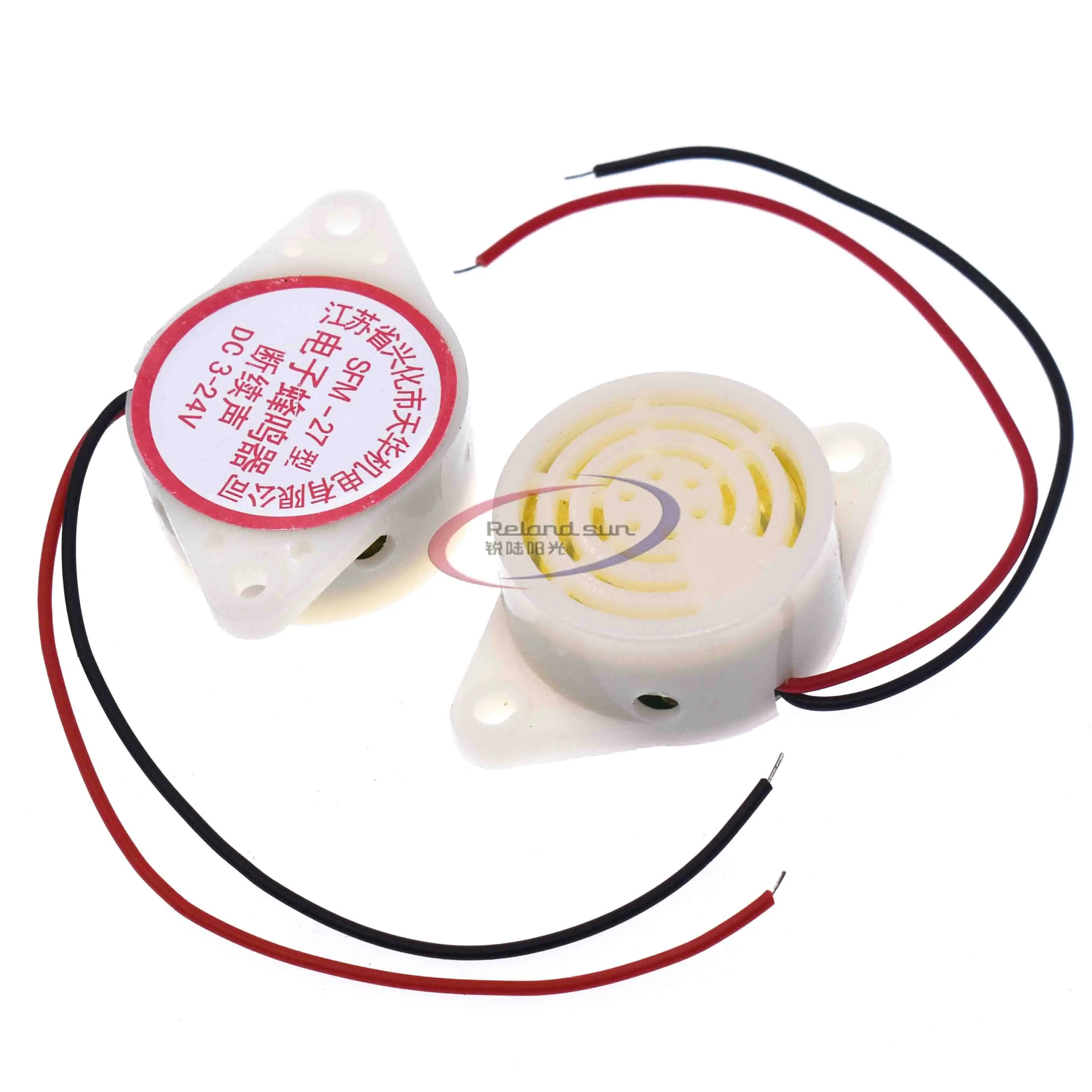 

2PCS SFM-27 DC 3-24V 90DB Intermittent Beep Alarm Electronic Buzzer Sounder