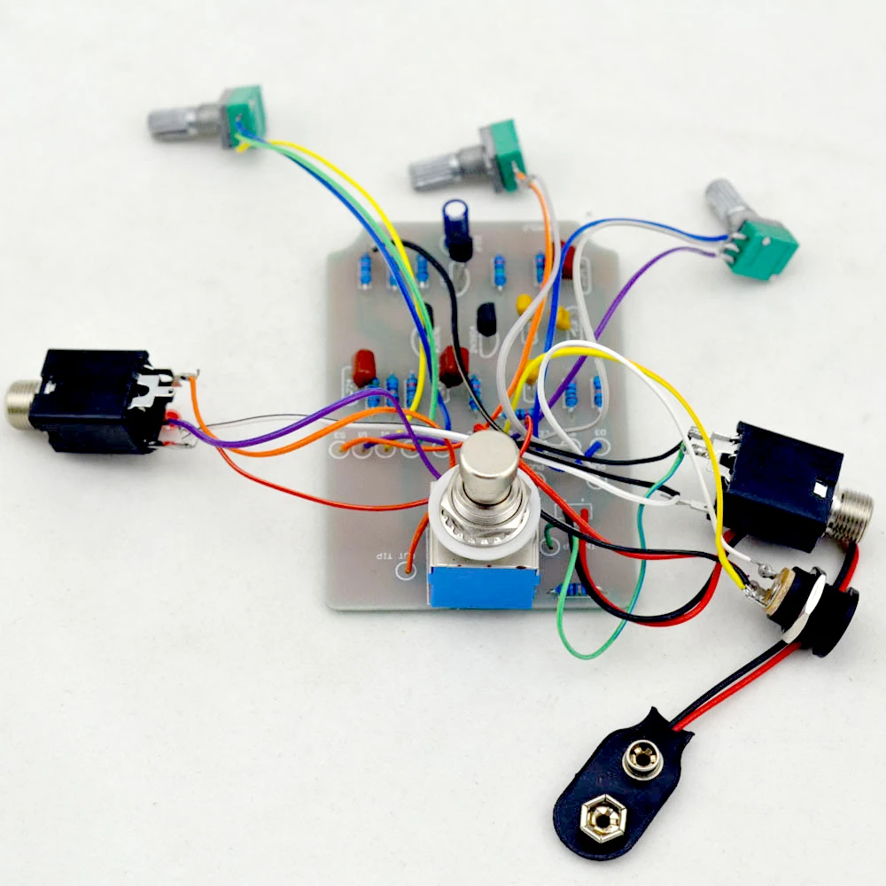 Педаль эффектов Tremolo DIY все комплекты с переключателем 3PDT и Hammond 1590B TR 1 True Bypass
