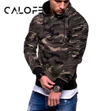 CALOFE камуфляжные пуловеры для тренажерного зала, фитнеса, мужской тренировочный свитер для тренировок, мужские тренировочные свитера с карманами, военные толстовки с капюшоном