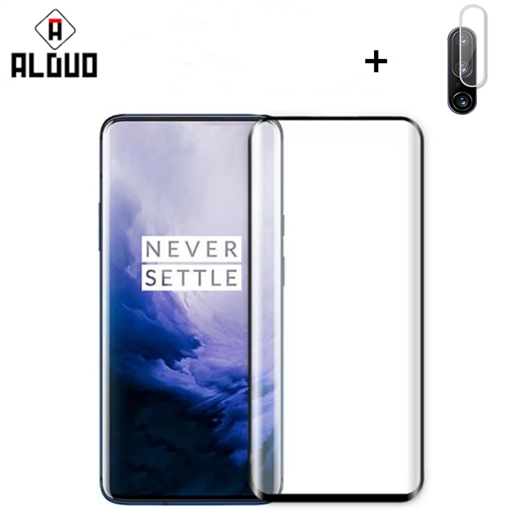 Закаленное стекло для OnePlus 7 7pro 2 в 1 Защитная пленка экрана с полным покрытием Oneplus
