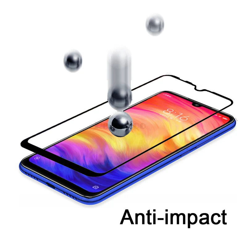 Полностью закаленное стекло для Xiaomi redmi note 7 7s pro на xiomi Redmi note7 Y3 K20 профессиональная