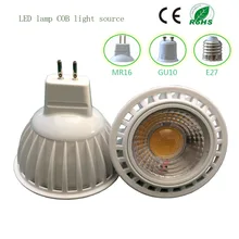 10 шт. высокое Мощность led mr16 УДАР 5 Вт dimmable удара прожектор E27 GU10 AC110V 220 В 240 В MR16 DC12V лампа Теплый/Холодный белый