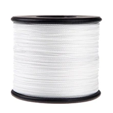 500 м 100 фунтов 0,5 мм супер сильная плетеная леска PE 4 нити Цвет: белый