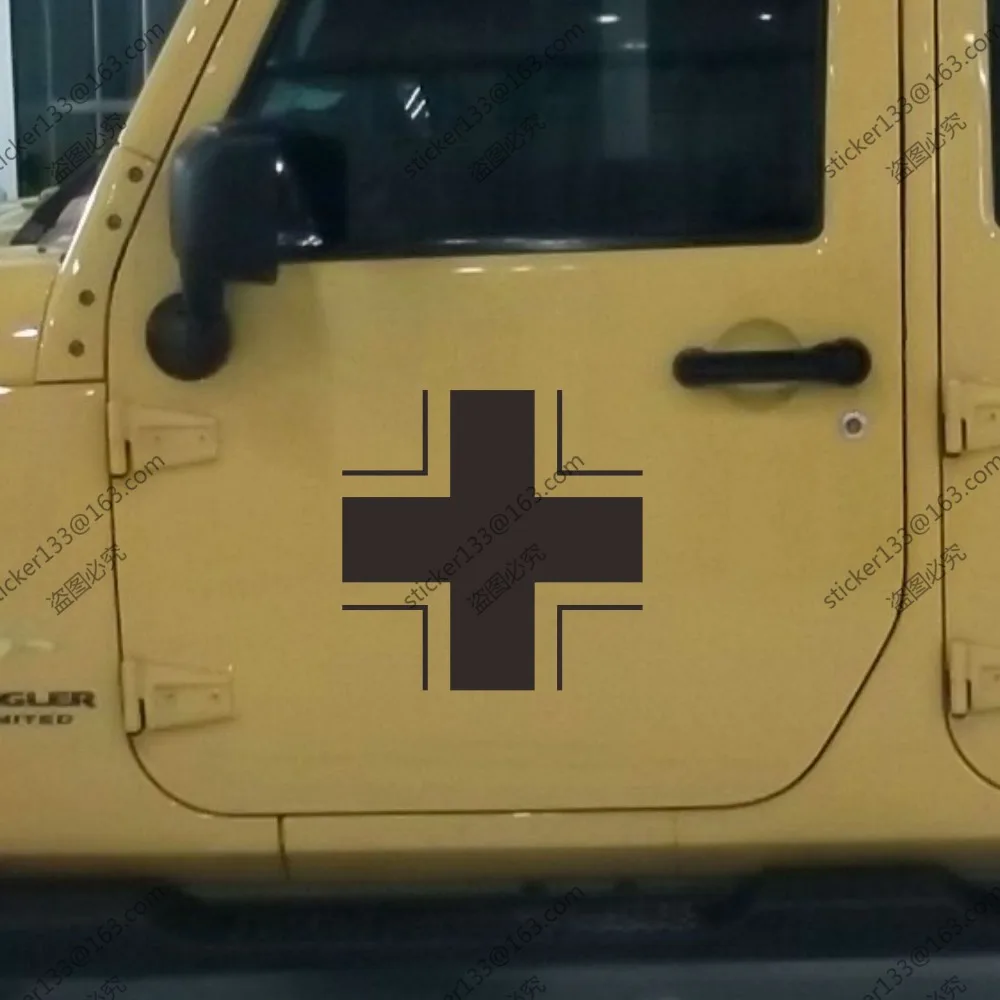 

Iron Cross Car Trunk Decal Sticker Vinyl of German Armed Forces Wehrmacht Balkenkreuz Germa,choose size and color!