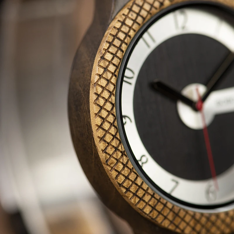 BOBO BIRD Wood Handmade Watch Men Relogio Masculino Japan Movement Quartz Watches Engraved Great Gift for Male erkek kol saati