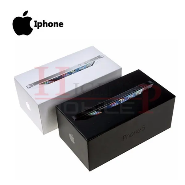 latest iphone cellphone 100% Factory Original Iphone 5 Sealed box Unlocked Apple Cell phone 16GB 32GB ROM 16GB 32GB 64GB IOS 4.0 inch 8MP WIFI GPS Used latest iphone cellphone