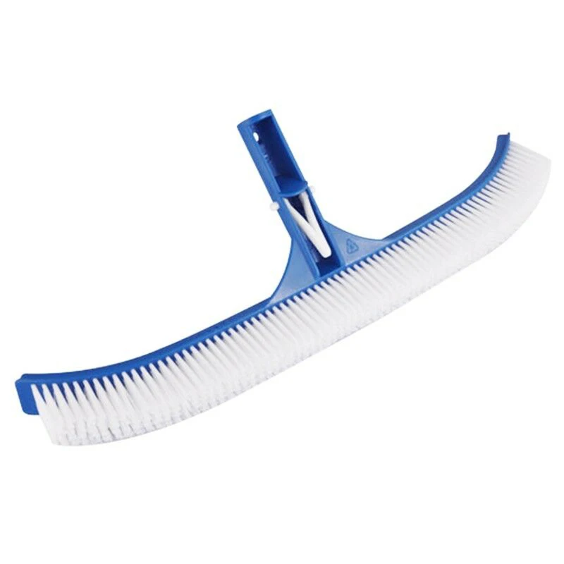 18" Curved Swimming Pool Cleaning Tools Plastic Spa Wall Floor Brush Head Heavy Duty Clean Tool