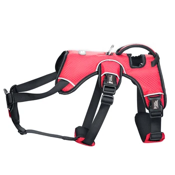 

TUFF HOUND Nylon No Pull Dog Harness Large Breakaway Dogs Collars and Harnesses K9 Breathable Service Dog Harness Vest Pets shop