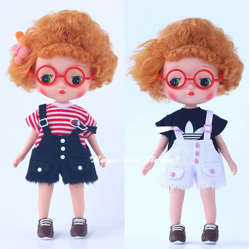 [MG684] Neoblythe Кукла Одежда# Demin короткий комбинезон подходит для Blyth Holala и Middleblythe Кукла Одежда