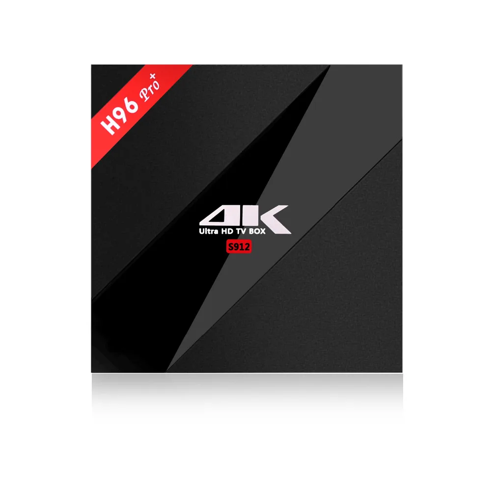 Смарт ТВ бокс AKASO 3 Гб/32 ГБ 4K с Bluetooth H96 PRO Plus Amlogic S912 Android 7 1 медиаплеер 2 4 ГГц/5 8 ггц WIFI