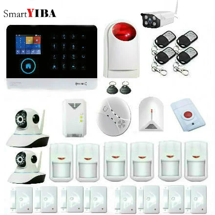 SmartYIBA Wifi Gsm GPRS RFID Home Security font b Alarm b font System Video IP Camera