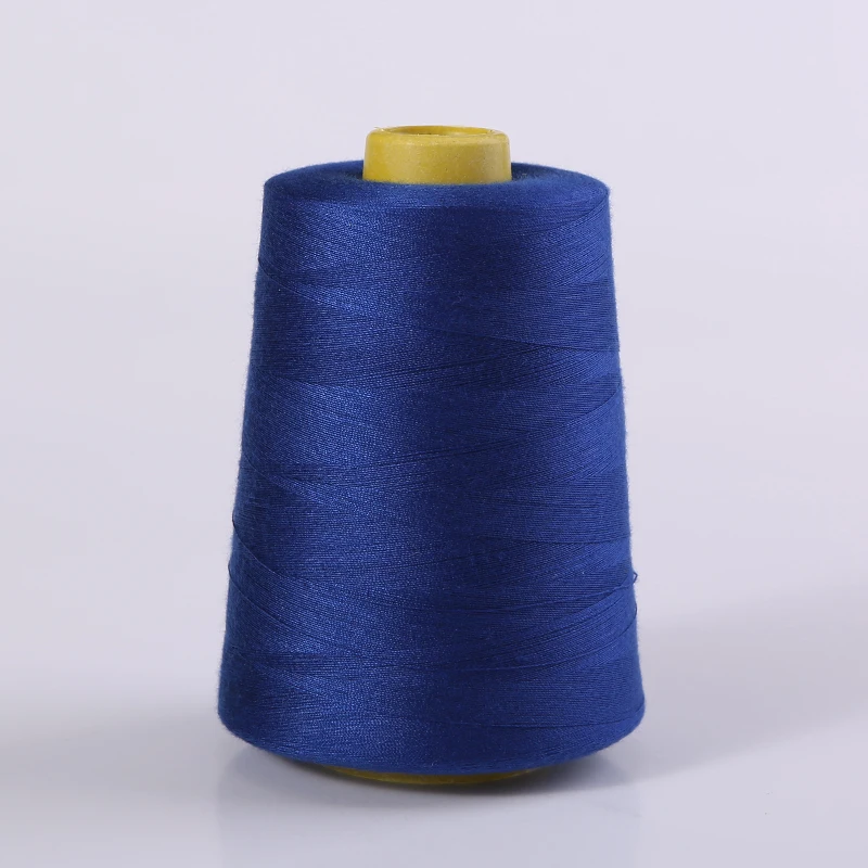 8000 Yards Dark Blue Industrial Overlock Sewing Machine Polyester Thread Sewing Linein Sewing