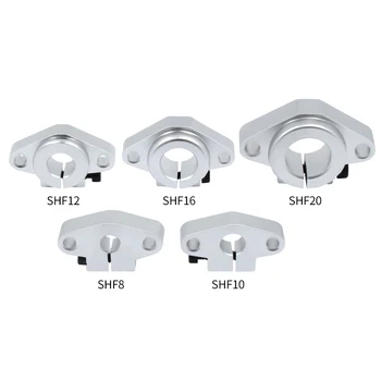 

Aluminum Alloy Guide Rod Horizontal Support Base Optical Axis Fastener Linear Bearing Fixed Support/Bracket SHF8/10/12/16/20