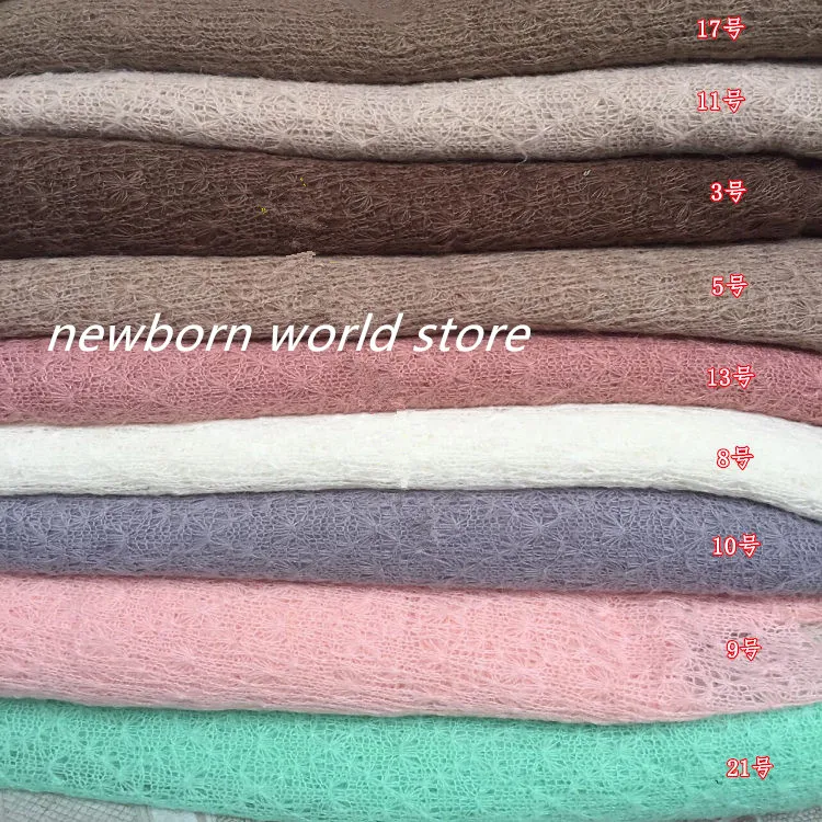 

New Newborn Photo Prop Wraps, Knit Soft Stretch Photography Prop.(50X170cm)
