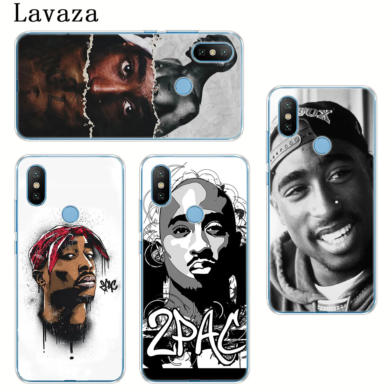 Lavaza певица 2pac Тупак», «Корона 2 pac Rap жесткий чехол для телефона для Xiaomi Redmi K20 8A 7A 5A 6A Примечание 8 7 5 6 iPad Pro 4 4X крышка