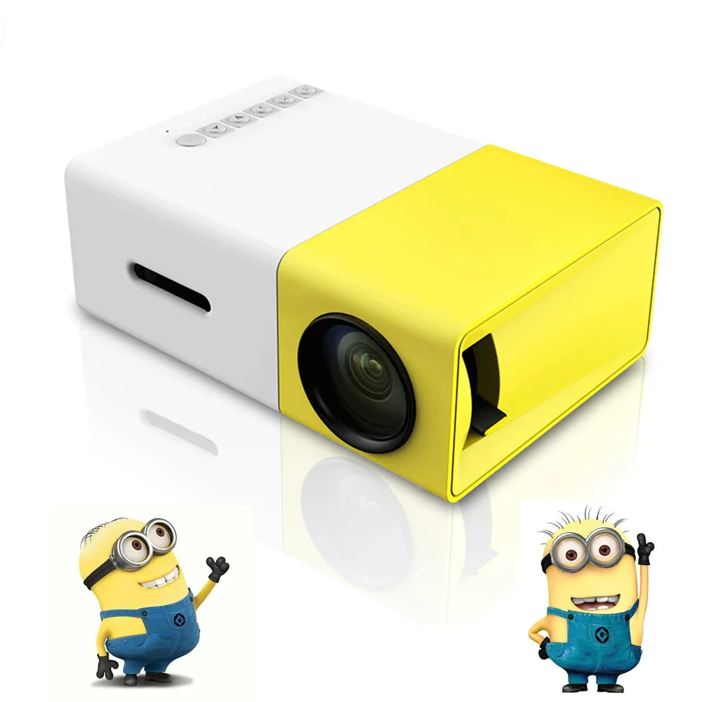 Pico Projector YG300 LCD 600LM Home Media Player MINI Projector For