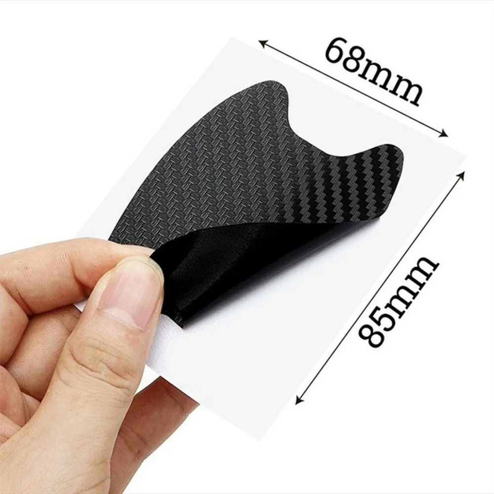 

4Pcs/Set Car door handle stickers Handle Scratch Sticker Scratch Protector Cover Car Scratch Protector Sticker Exterior Accesso
