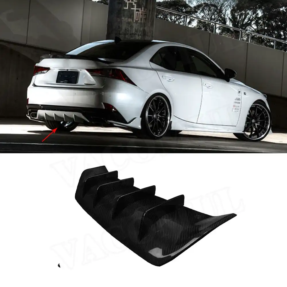 Real Carbon Fiber Trunk Roof Spoiler Wing for Lexus IS200 IS250 IS350