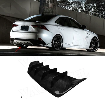 

Carbon Fiber FRP Black Rear Bumper Lip Diffuser Bumper Protector for LEXUS IS300 IS350 IS F Sport Sedan 4 Door 17-18