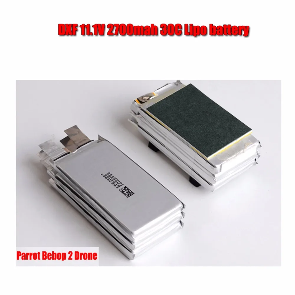 

DXF Parrot Bebop 2 Drone 11.1V 2700mah Lipo Battery replacement core For RC Quadcopter Parts