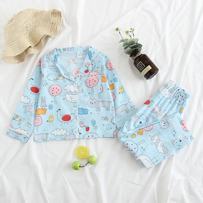 Baby Boys Pajamas Set V Neck Pyjamas Kids Unicorn Pijama Infantil